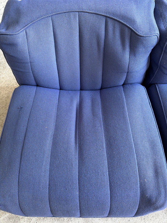 Image 1 of Vintage modulaire bank van Tito Agnoli – Mobilier International (jaren 70) – moet gerestaureerd worden.