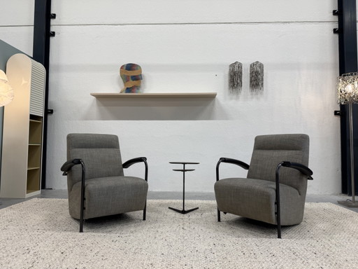 2 poltrone Leolux Scylla in tessuto High Senna – fauteuils, Other