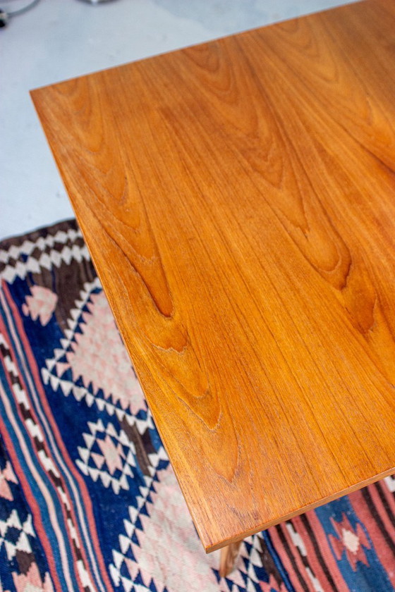 Image 1 of Vintage teak dining table, extendable, mid-century modern, 1960s