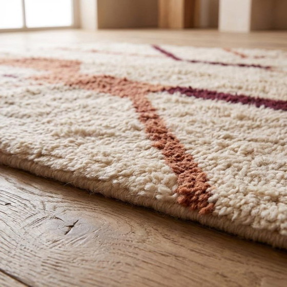 Alfombra bereber tradicional hecha a mano, tamaño 150/250 cm. – Wool (photo 2 of 9)