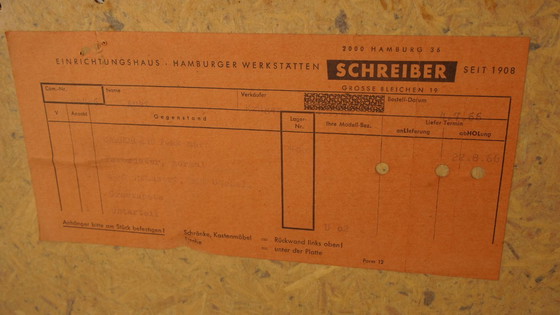 Image 1 of Vintage Cabinet With Sliding Doors | Audio Furniture | Teak