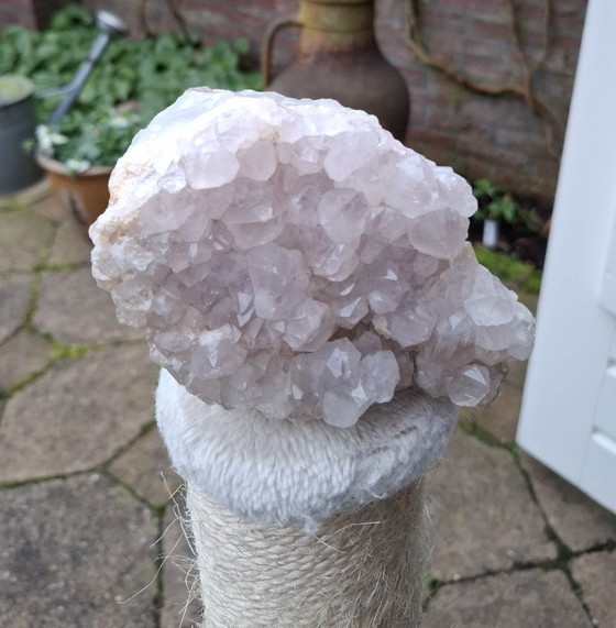 Wunderschöner großer echter weißer Achat Edelstein.💎 – witte agaat edelsteen.💎, Dekorative Objekte (photo 10 of 12)