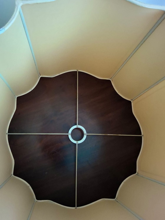 Image 1 of Vintage massief messing tafellamp jaren 50