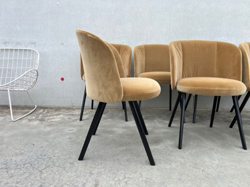 7x Vitra Mikado chairs