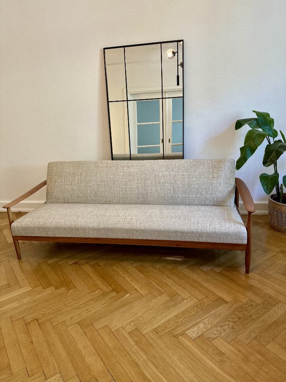 Carl Straub pour Goldfeder Daybed & Fauteuil | Mid-Century Modern Allemand | Années 60 – Canapés 3 places (photo 12 of 17)