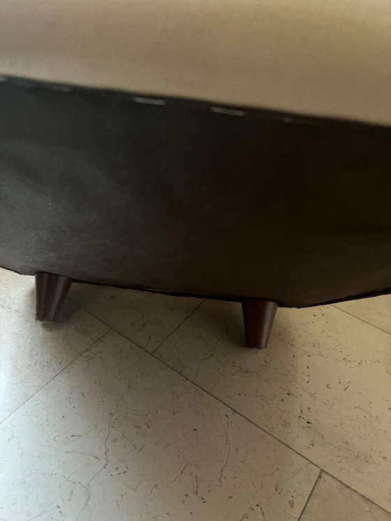 Image 1 of Poltrone di metà secolo in morbida pelle bovina italiana