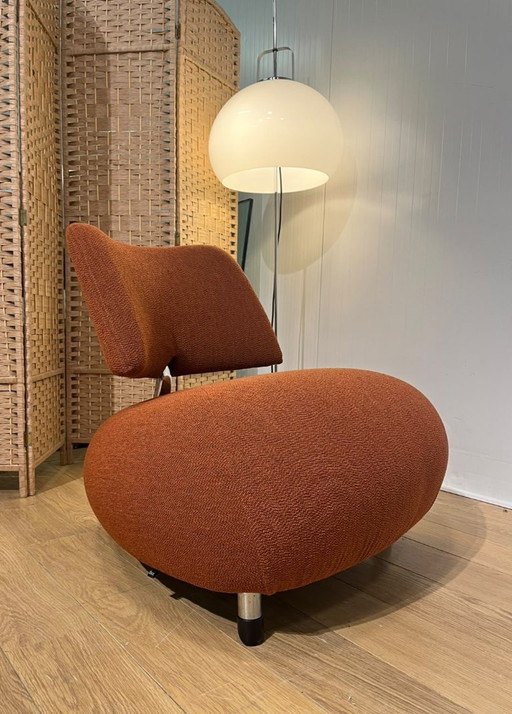 Fauteuil Leolux Pallone RÉCEMMENT REVÊTU + Garantie