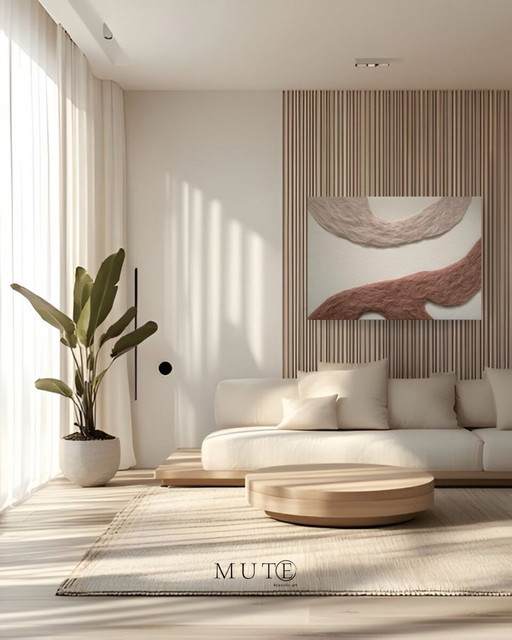 Art mural 3D unique fait à la main - Acoustique