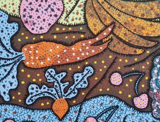 Image 1 of After Yayoi Kusama, Standing..., Lithograph, 1990s