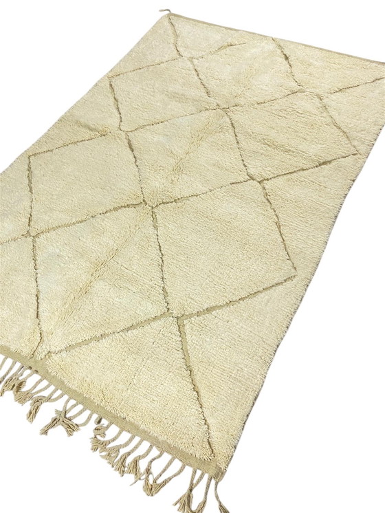 Image 1 of Authentiek Berber Tapijt – Handgeknoopt Wol – 3×2 m – Atlas Gebergte