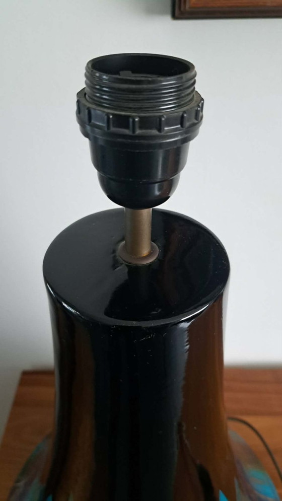Image 1 of Ensemble de 2 lampes de table vintage « Lampe Etna » – L'eau Vive S.A. Belgique – Style moderne du milieu du siècle – Design bel