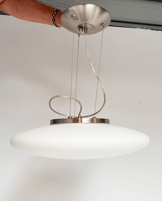 Image 1 of Opaalglazen Zoxx hanglamp, 1990's
