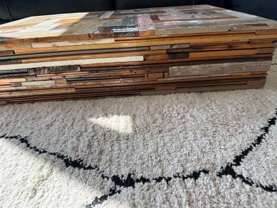 Image 1 of Piet Hein Eek Waste salon block in reclaimed wood