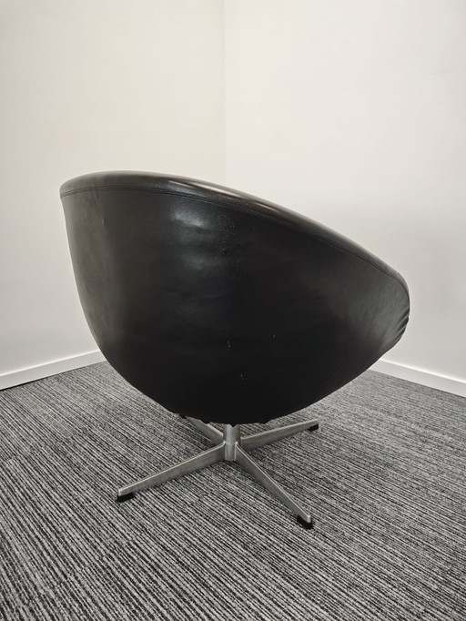 Silla giratoria holandesa moderna de mediados de siglo, década de 1960