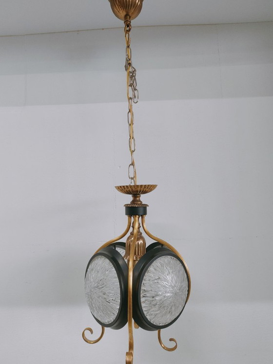 Image 1 of Hermosa lámpara de techo de araña de los años 60