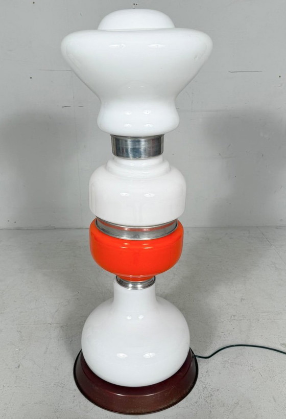 Image 1 of Lampada da terra Space Age di Carlo Nason per Mazzega, Italia, anni '70.