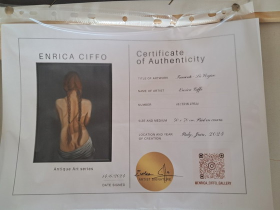 Image 1 of Enrica CIFFO - Tramonto, La Vergine - Litografía del artista