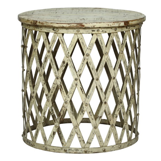 Metal Coffee table with wooden top (photo 4 of 6)