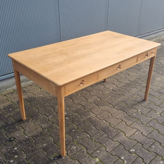 Image 1 of Hans Wegner PP-305 oak desk table