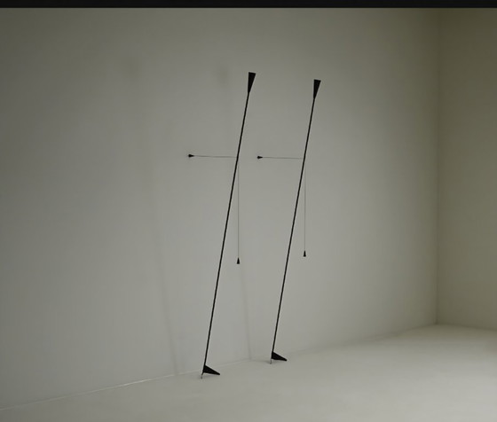 Vintage design Floor lights, Bjart. – Metal (photo 4 of 5)