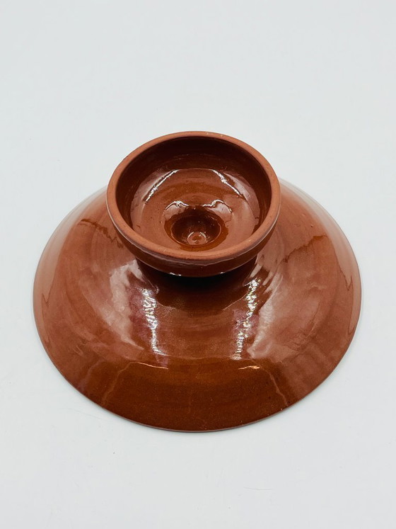 Image 1 of Troyan ceramic footed bowl from Bulgaria