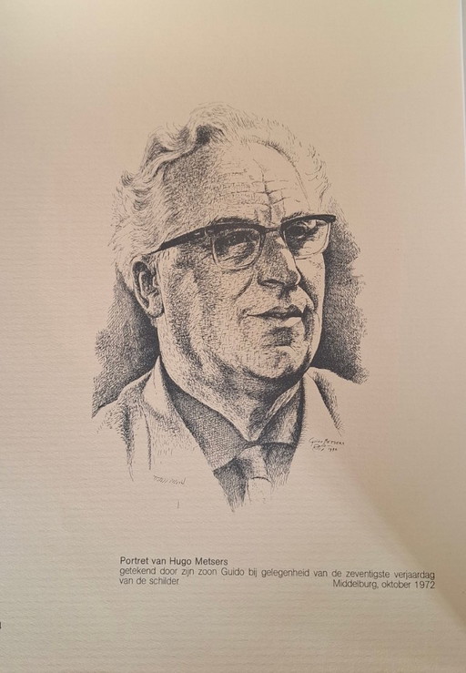 Gemälde und Liber Amicorum - Hugo Metsers – schilderijen tekeningen, Wood, Canvas (photo 2 of 11)