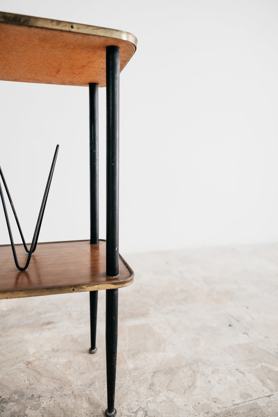Image 1 of Tavolino Portariviste Mid-Century 1950’s Design Vintage