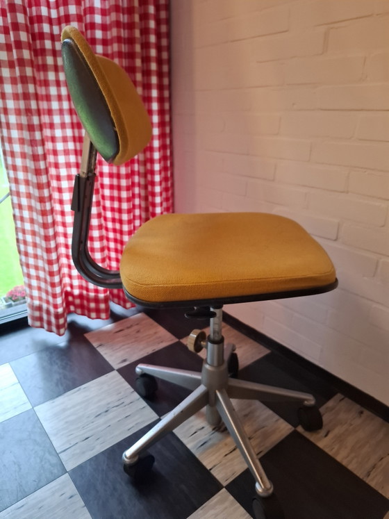 Sedia da ufficio ocra Ahrend de Cirkel – Sedie da ufficio, Textile, Metal (photo 2 of 7)