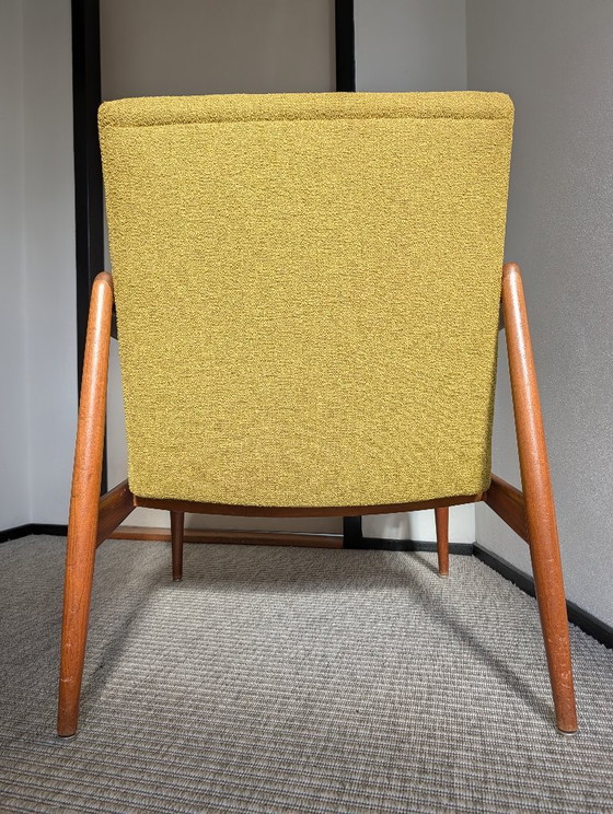 Hartmut Lohmeyer For Wilkhahn Armchair Newly Upholstered MCM – Textile, Wood (photo 5 of 8)