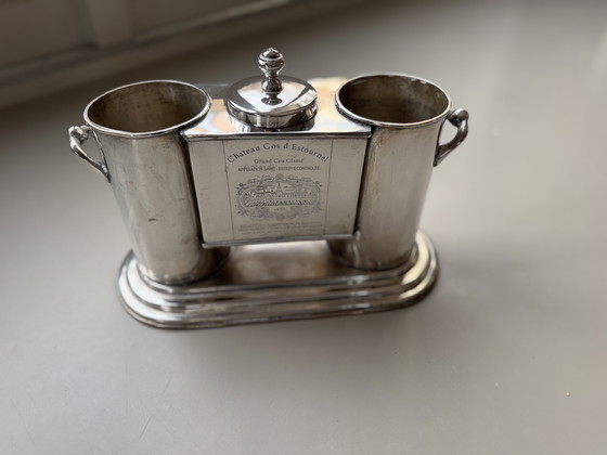 Image 1 of Wijnkoeler verzilverd Che’nas