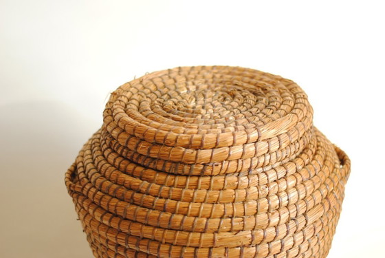 Image 1 of Large Bohemian Decorative Basket