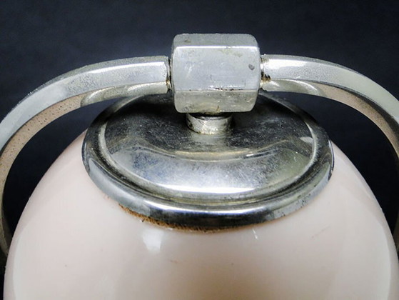 Glass and Metal Table Lamp, Germany, 1930s (photo 5 of 15)