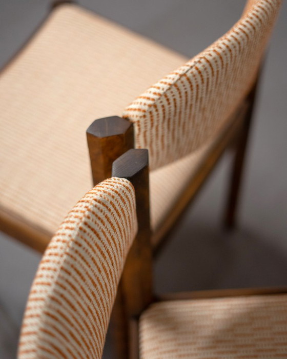 Image 1 of 4 x Scandinavian beech chairs, 1960s