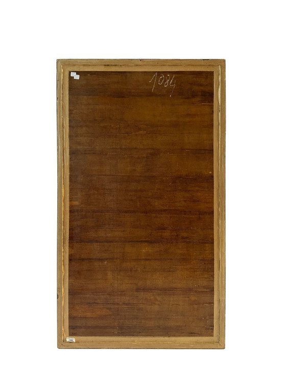 Panneau Art Déco français Nu Féminin, circa 1925, Peintures et dessins, Bois, Doré, Figuratief (photo 5 sur 6)