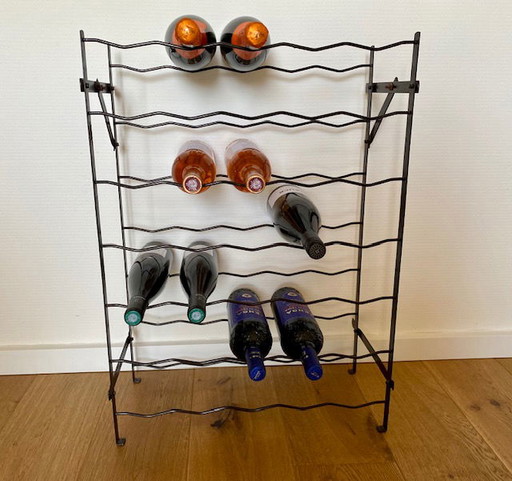 Vintage French Rigidex wine rack