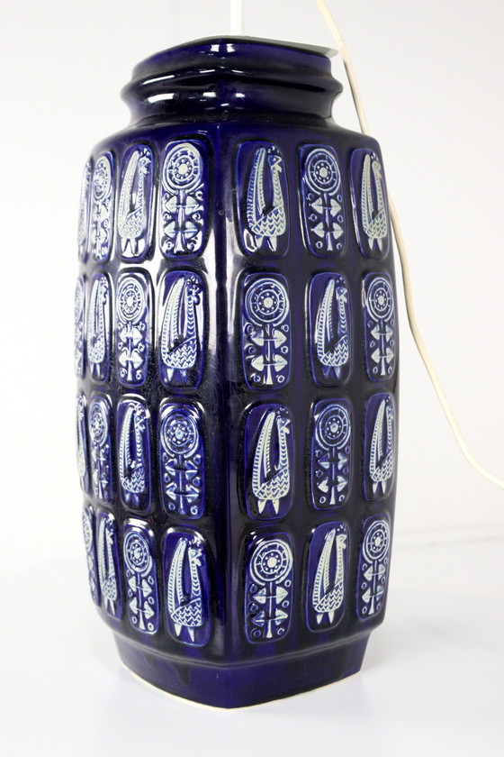 Image 1 of West Germany Ceramic Floor Lamp 942-45 Vintage