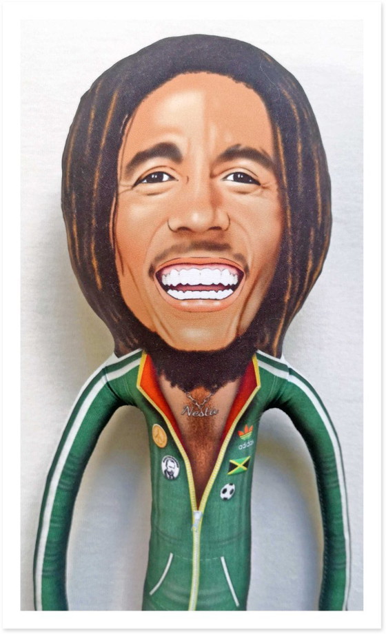 Image 1 of Bob Marley cadeau | Reggae decoratie kunstpop | Muziekkamer verzamelbeeldje