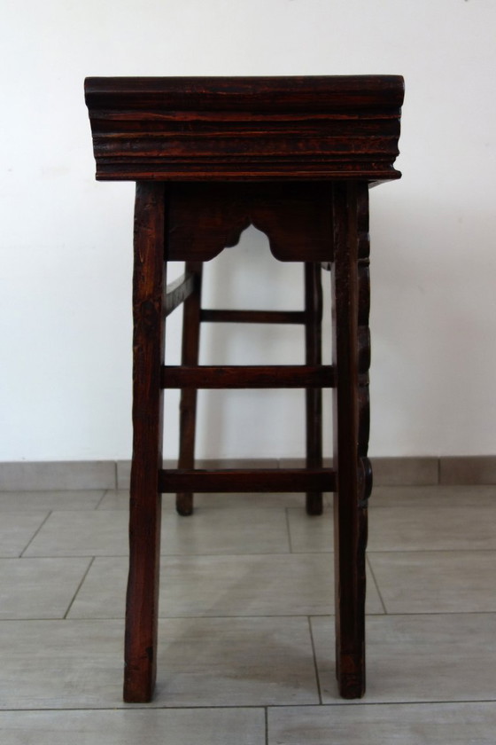Image 1 of Antique decorated altar console table, China, early 20th century