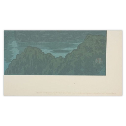 Henri Rivière, Lithografie: Die Magie der Stunden: Das erste Vierteljahr 1901 – lithos zeefdrukken, Paper (photo 2 of 5)