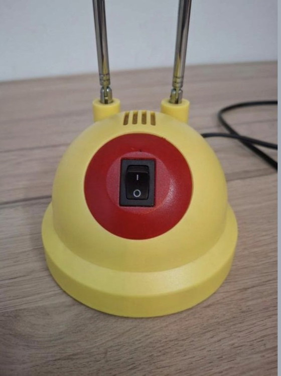 Image 1 of Memphis style telescopic desk lamp.