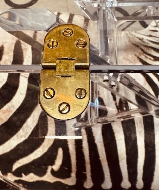 Image 1 of Lucite Plexiglas Perspex Butler Tray