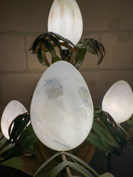 Image 1 of Vintage palm tree floor lamp