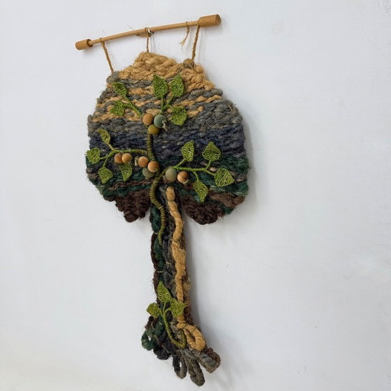 Image 1 of Wandteppich in Form eines Baumes, 1970er Jahre