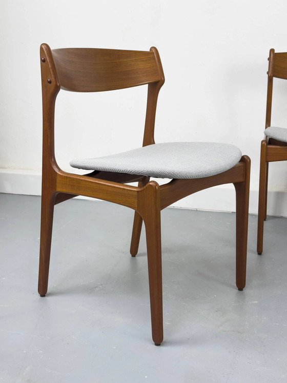 Danish Teak Dining Chairs by Erik Buch for OD Møbler, 1960s, Set of 4 – Scandinavian (photo 3 of 24)