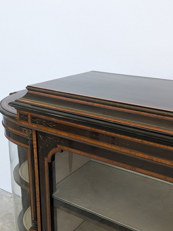 Image 1 of Credenza - Legno annerito, radica di noce - Napoleone III