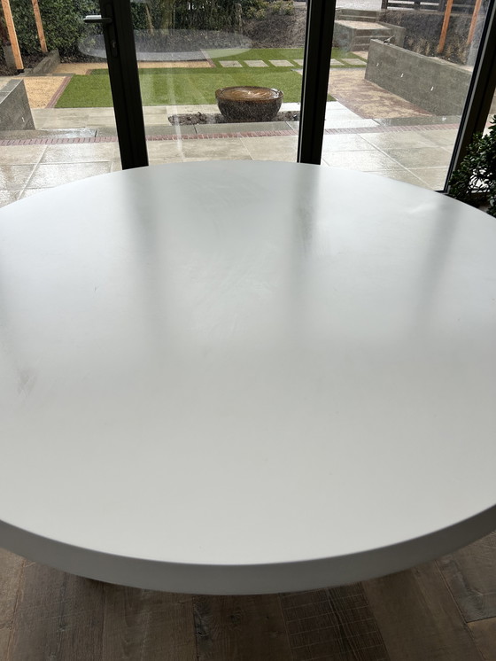 Image 1 of Ronde witte tafel 140 doorsnee ICCOON 