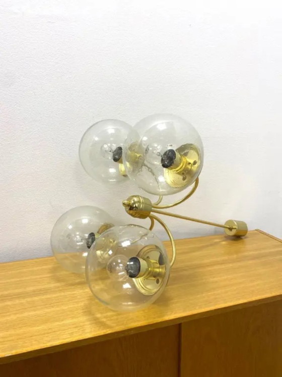 Image 1 of Retro Chandelier, Kamenický Šenov, 1960s–1970s, Czechoslovakia