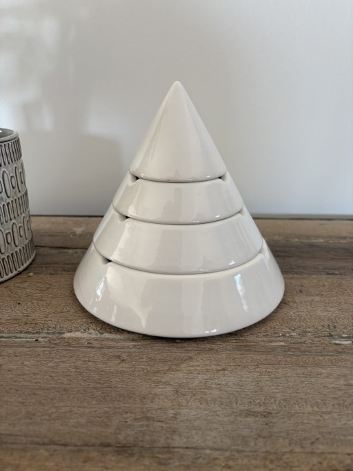 Juego de vajilla apilable 'Cono' de estilo vintage de los años 60 de Ambrogio Pozzi. – tafelaccessoires, Ceramic