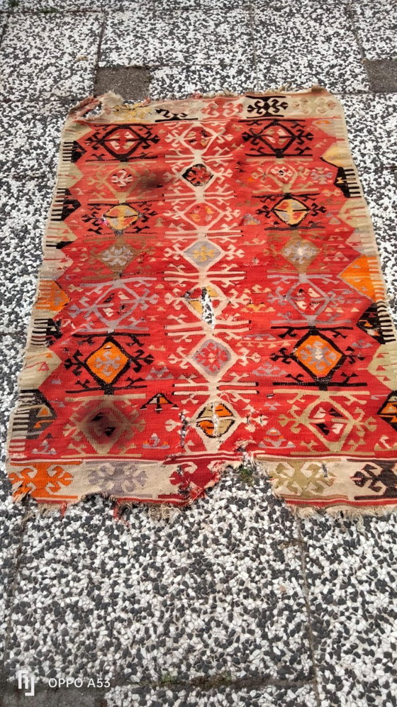 Image 1 of Kilim turco tessuto a mano 145x96 cm