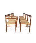 8x Chaise de salle à manger Henry Walter Klein, Bramin '60